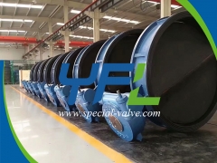 Reliable Large Size Rubber Lined Butterfly Valve for Seawater Desalination Supplier